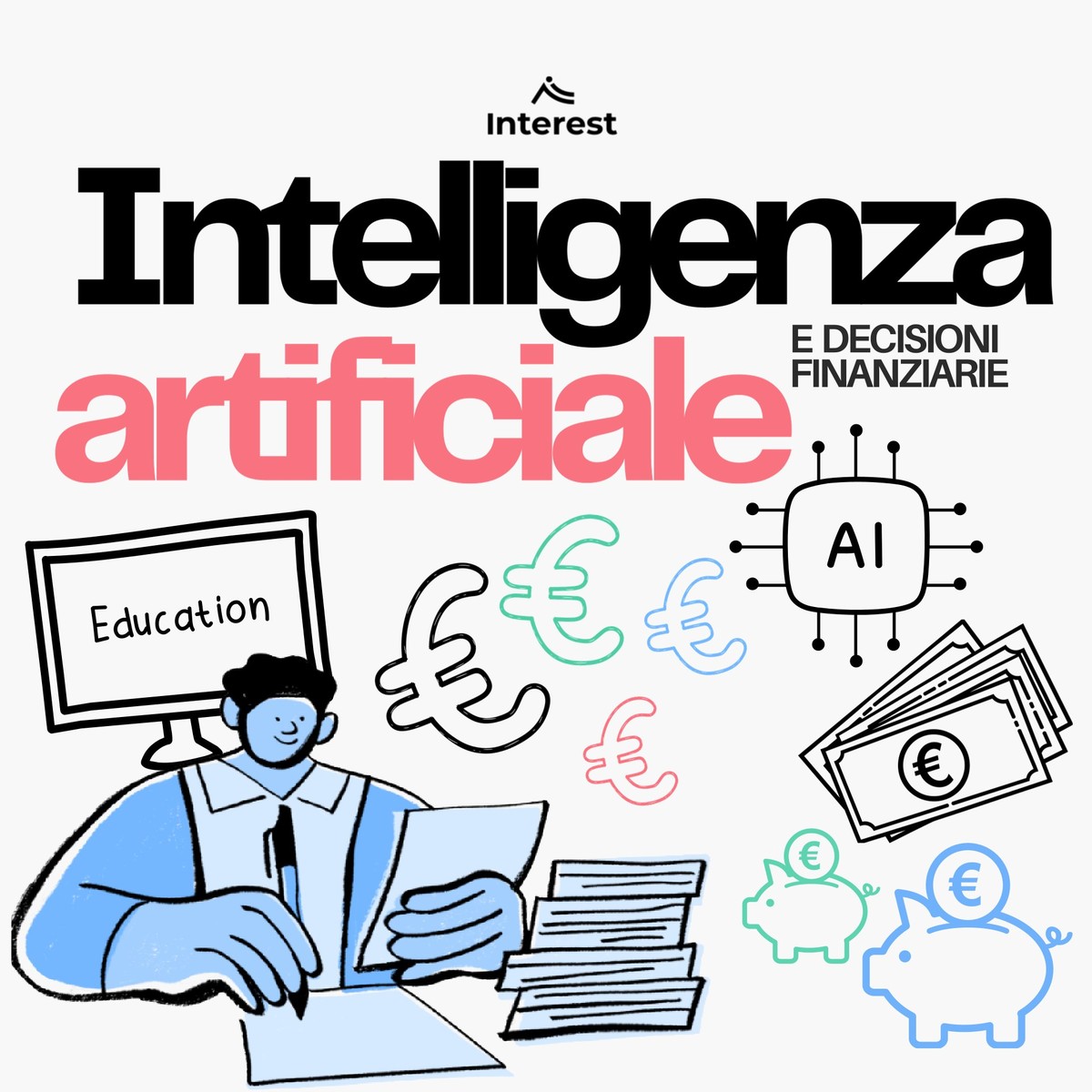 Grafica: intelligenza artificiale e decisioni finanziarie