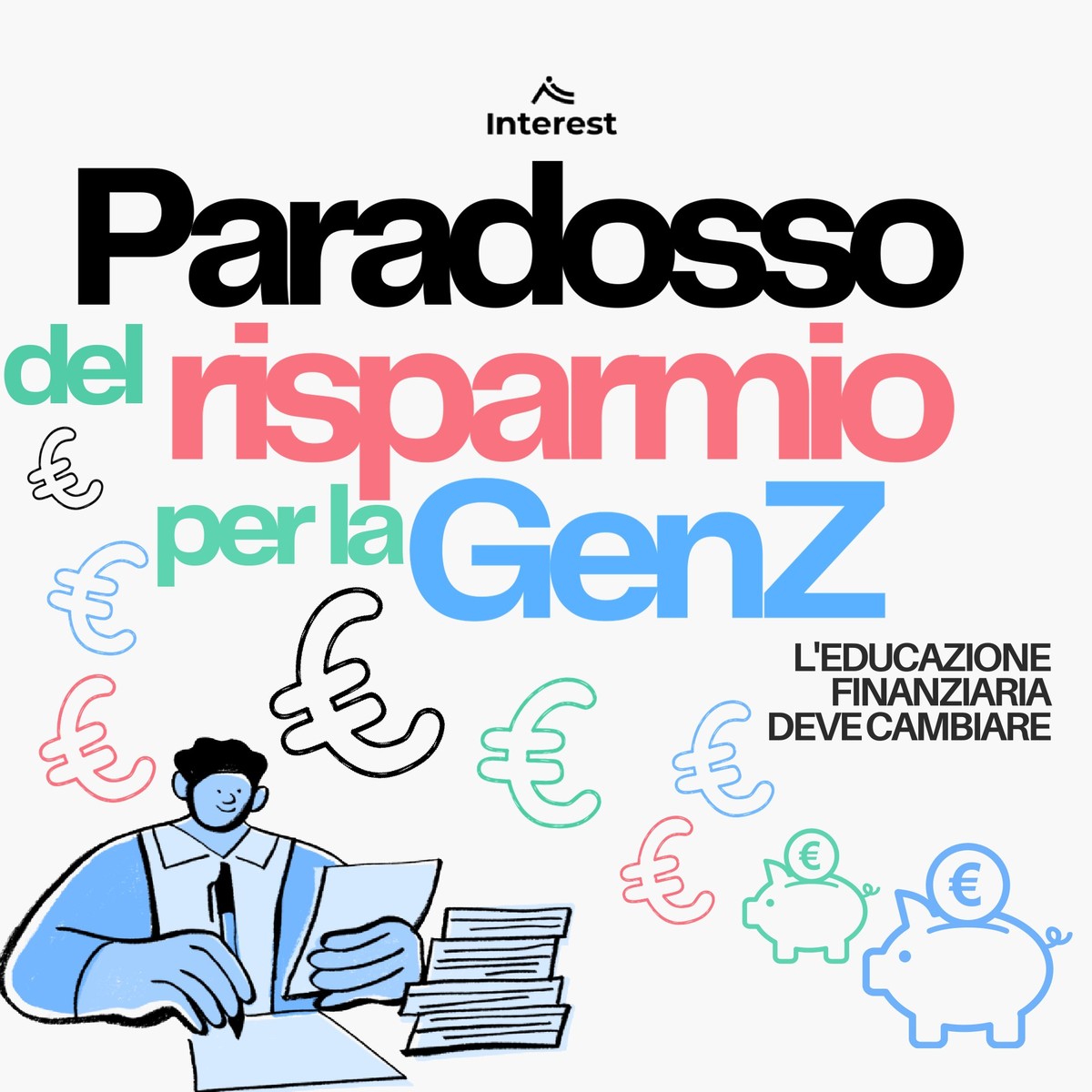 Grafica: paradosso del risparmio per la Gen Z — l'educazione finanziaria deve cambiare